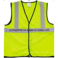 100% полиэстер Светоотражающий жилет безопасности (HL-SC15) / Самые популярные En471 класса 2 / Ce Высокая видимость Светоотражающие безопасности Vest